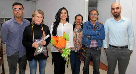 Grupo Teatral Tich, Esteban Carreño, Olga Patricia Frierdman, Elizabeth Castañeda, Consuelo Carreño, Carlos Cárdenas y Faber Oro