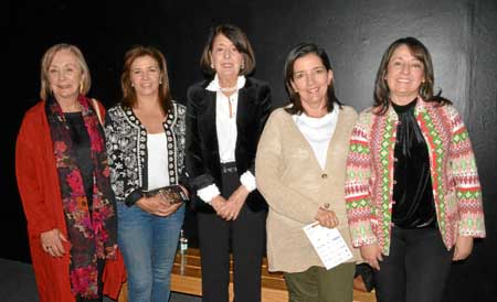 Matilde Cuartas Villegas, Olga Lucía Londoño Palacio, Clemencia Jaramillo González, Gloria Clemencia Gómez Henao y Natalia Marul