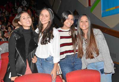 Juanita Arias Zuluaga, Valentina Arias Zuluaga, Lina Acosta López y Carolina Arias Posada. 