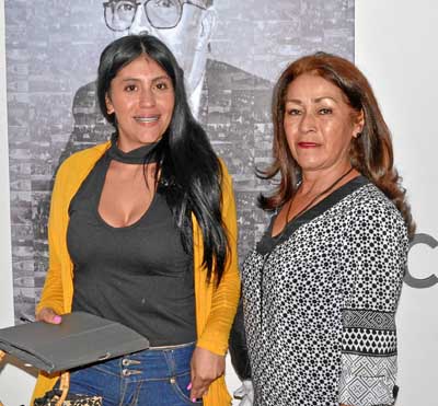 Jennifer Jurado Muñoz y Olga Nury Severino. 