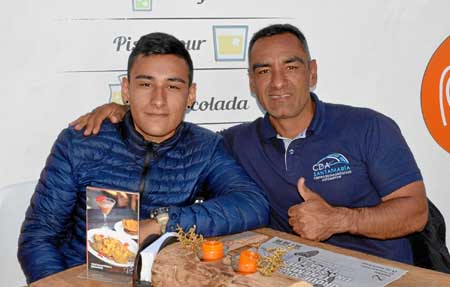 Santiago Gómez Zapata y Wilmar Gómez Bedoya compartieron en el restaurante Tito Food & Drinks 