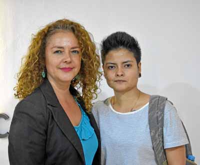 Sandra Milena Alzate Ocampo y Sami Toro Alzate. 