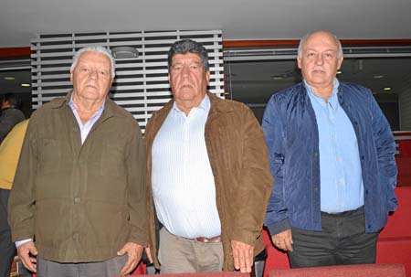 Gustavo Mejía Aristizábal, Arturo Mejía Aristizábal y Rubén Darío Henao Valencia. 