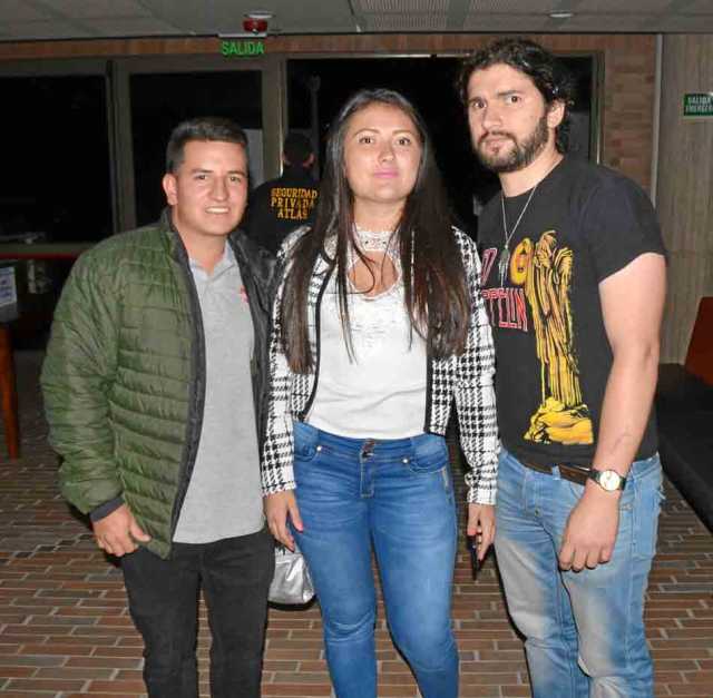 Jaime Ossa Ossa, Alejandra Hernández Ossa y Raúl Vallejo Gómez.