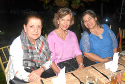 Yolanda Perna, Leila González Ogliastri y Liliana López Pineda.