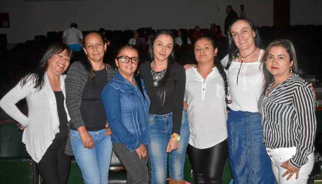 Olga Lucía Jiménez Villada, Gloria Cecilia Díaz, María Magdalena Caicedo Espinosa, Johana Giraldo Quintero, Ángela Caicedo Espin