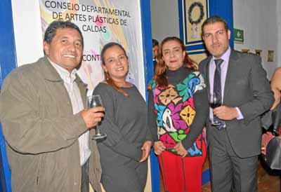 Deiber Bonilla Rodríguez, Andrea Arias Antía, Luz Elena Castaño Rendón y Álex Olarte Rendón.