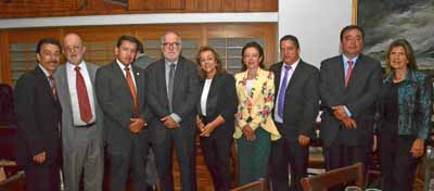 Reinel Llano Escobar, Henry Gutiérrez Ángel, Hugo Moncada Cuervo, Guido Echeverri Piedrahíta, Ana María Jaramillo de Echeverri, 