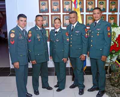 Marlon Peñuela Charry, Uriel Valencia Macías, Andrea Villa Tangarife, José Ignacio Cuestas Urrego y Héctor José Ortega Martínez.