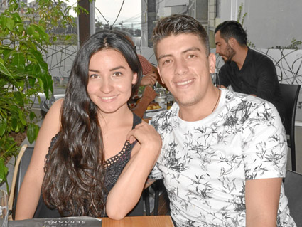 Marcela Rojas Muñoz y José Luis Giraldo Flórez compartieron en un almuerzo en el restaurante Buffalo Serrano.