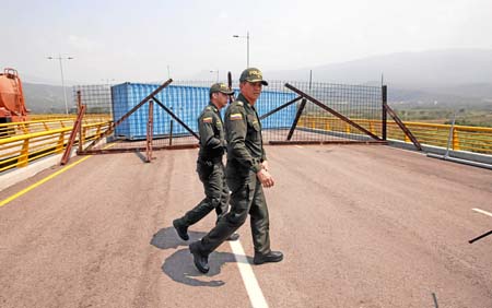 Aunque el puente de Tienditas acapara toda la atención en la frontera colombo-venezolana, el subcomandante de la Policía de Cúcu