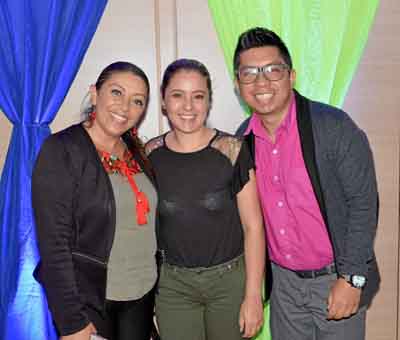 Diana Marcela Ramírez Márquez, Viviana Alejandra Ramírez Hernández y Felipe Henao Buitrago.