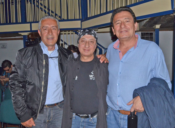 Luis Fernán Robledo Valdés, Benjamín Cardona Rodríguez y Diego Alberto Quintero Ríos.