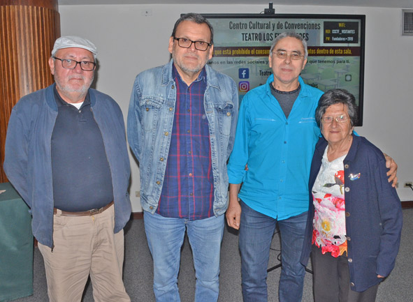 Alfonso Acosta Rosas, Julio César Correa Díaz, Uriel Giraldo Álvarez y Dorian Hoyos Parra.