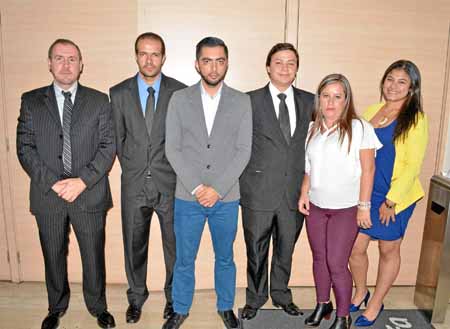 Francisco Javier Gómez, Edwin Aristizábal Villa, Luis Fernando Hernández Giraldo, Martín Ospina García, Sonia Jaramillo Cardona 