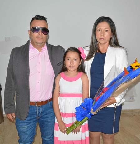 Freddy Villalba Valencia, María Paz Villalba Ríos y Marisol Ríos Ladino.