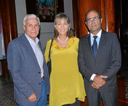 Arturo Vallejo Gutiérrez, Liliana Ocampo Gutiérrez y Eduardo Gómez Botero.