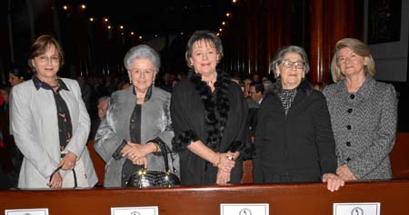 María Victoria Gutiérrez Cárdenas, Consuelo Mejía de Jaramillo, Alba Lucía Toro Mejía, Nohemy Toro de Villegas y Clemencia Ville