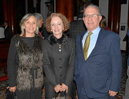 María Clara López Franco, Hilda María Sáenz Montoya y Guillermo Hurtado Mejía.