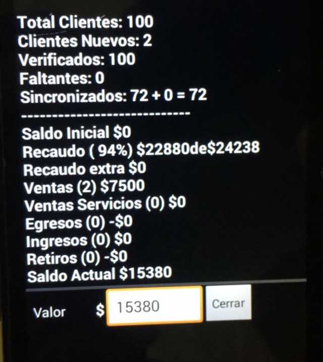 Pantallazo de la plataforma en la que le hacen seguimiento a una ruta de cobros gota a gota en México.