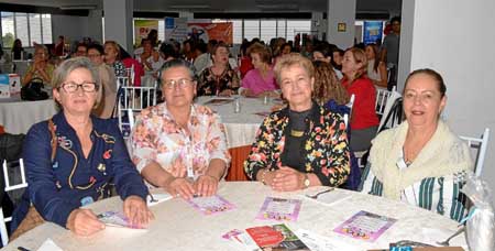 Sonia Molina Alarcón, Carmenza Rivera Murillo, Gloria Inés Valencia de Palacio y Martha Lucía Forero de Luna.
