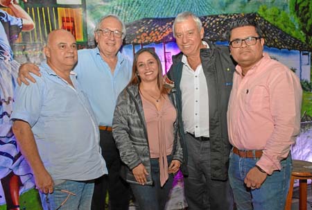 José Alberto Arias Escobar, Luis Guillermo Giraldo Hurtado, Liliana María Sánchez Acosta, Carlos Arboleda González y Diego Mauri