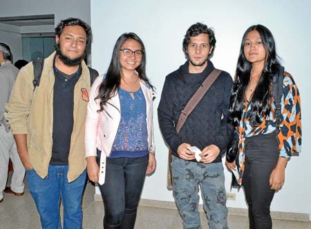 Carlos Andrés Alarcón Moreno, Magda Liseth Duque López, Daniel Alejandro Castillo García y María Camila Abril Cárdenas.