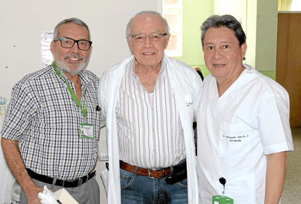 Hernando Vásquez Botero, Jaime Duque Bonilla y Hernando García Zabala