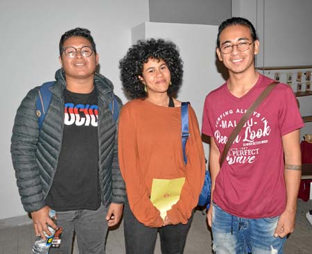 Óscar Pasquel Vacca, Yisell Montaño Tsoi y Jefferson Perdomo Otaya.