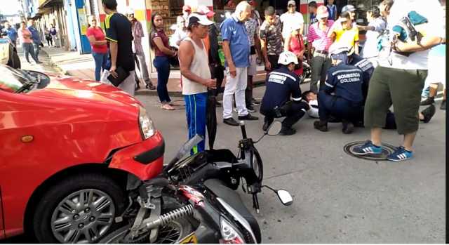 Otro accidente del martes. Un lesionado.