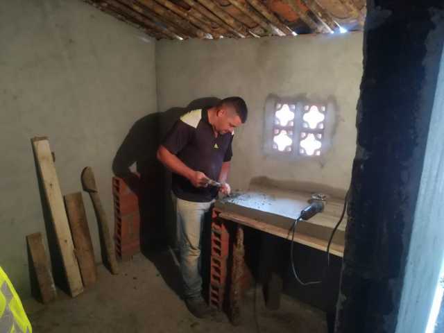 El trabajo fue de día y de noche