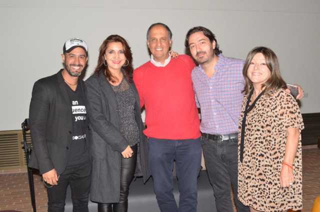 Francisco Urdaneta, Elizabeth Ramírez Correa, Juan Carlos Samper Perdomo, fundador de We Are Content y Juan Camilo Rodríguez Gut