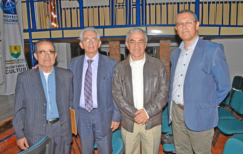 Javier Sánchez Carmona, José Germán Hoyos Salazar, José Rubén Castillo García y Luis Fernando Sánchez Jaramillo.