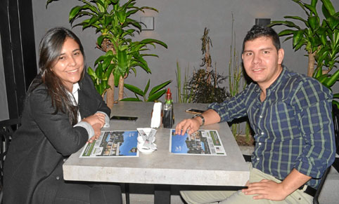 En el restaurante Keisaki compartieron Natalia Valencia Marín y Jorge Alberto García García.