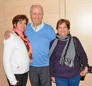 Luz Amanda Hurtado López, Virgilio Hoyos Zuluaga y Dolly Hurtado López.