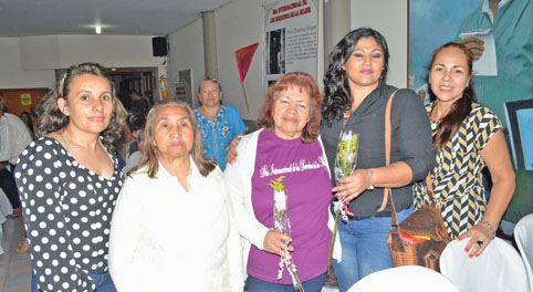 María Emilse López Betancur, Georgina Ochoa Arcila, Adalgisa Arenas de la Pava, María Eugenia Arenas Walderos y Lucelly Loaiza L