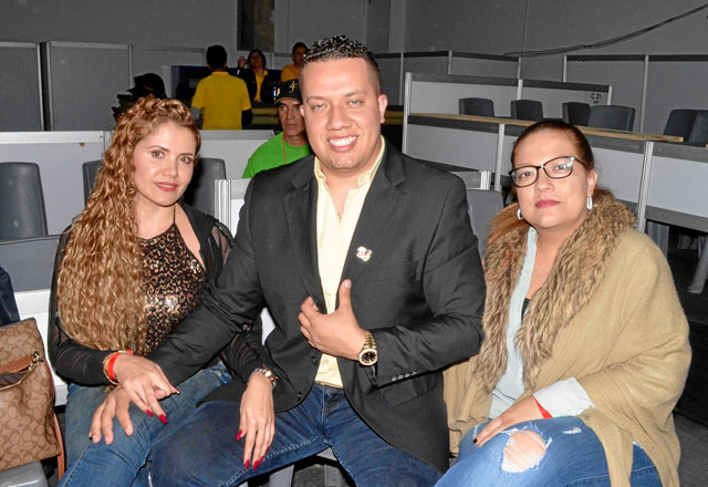 Angélica Román Parra, Juan David Osorio Tabima y Marisol Tabima Bermúdez.