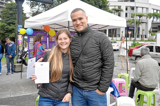 Daniela Gómez Henao y David Villa Sánchez.