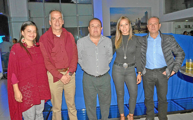 Hana Cadena Poloche, Diego Franco Molina, José Manuel Cardona, Juliana García Orrego y Daniel Gómez Sánchez.