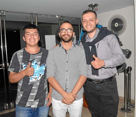 Carlos Alberto Nastar, Johnny Ruiz Cardona y Leonardo Álvarez Valencia.