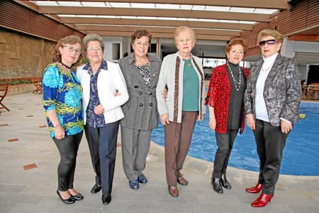 Gloria Inés Pareja Ospina, Delia Rivera de Gutiérrez, María Erenia Alzate de Gómez, Martha Duque Alzate, Cecilia Cardona de Ramí