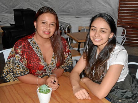 Sandra Marcela Trejos Castillo y Diana Carolina Duque Osorio compartieron en El Dauntaun.