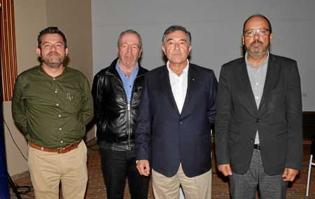 Edison Henao Carvajal, Sergio Trujillo Jaramillo, Jorge Alberto Gutiérrez Jaramillo y Felipe Cesar Londoño López.