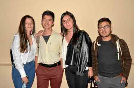 Camila Salazar Aguilar, Óscar Ipial Guzmán, Pilar Fajardo López y Javier Andrés Ruiz Pinzón.