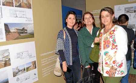 Adriana Toro de Botero, Gloria María Calderón Marulanda y Miriam Gómez Echeverri.