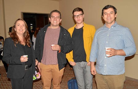 Julia Inés Gómez Springstube, Mateo Cuéllar Álvarez, Salvador Lozano García y Carlos Osorio Toro.