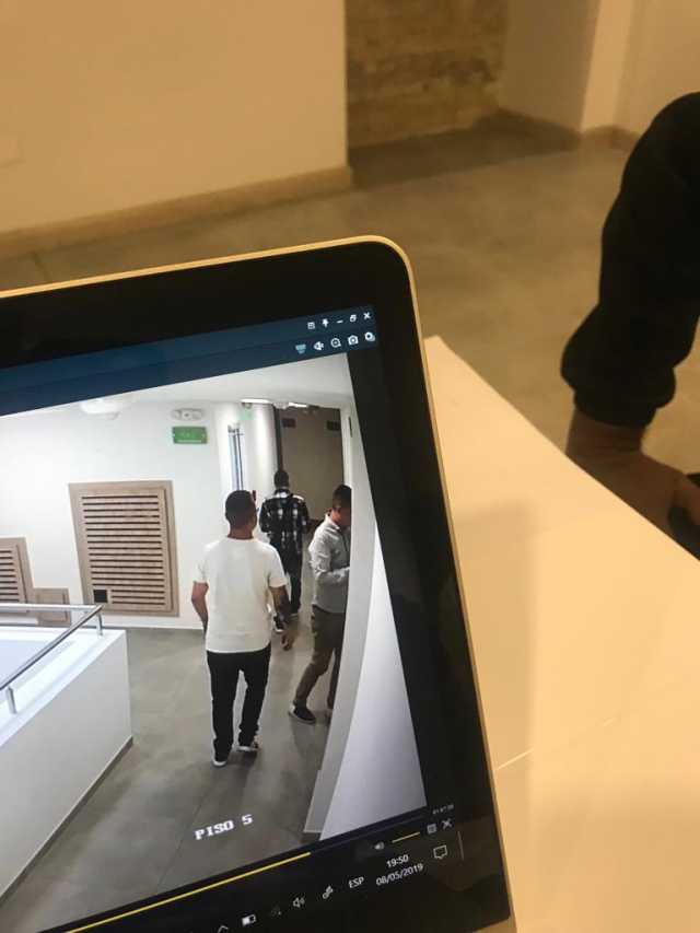 Los sujetos quedaron en video