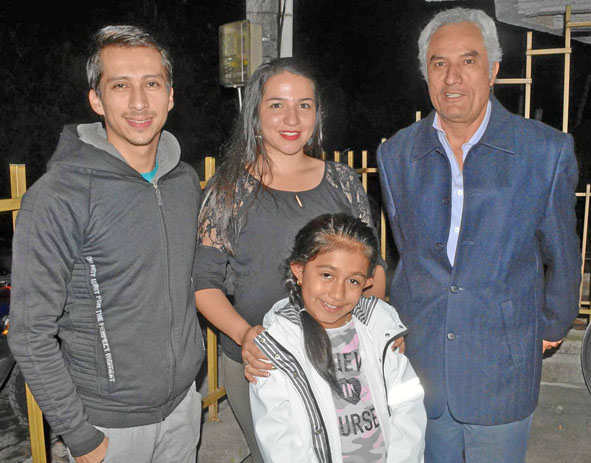 Diego Fernando Henao Arredondo, Manuela Jiménez Restrepo, Luciana Vásquez Jiménez y Javier Humberto Arias Ospina.