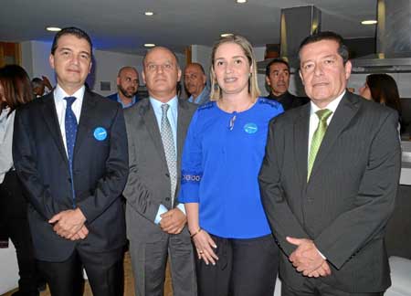 Andrés Villegas Gómez, José Luis Ocampo Pérez, Sandra Cardona Noreña y Andrés Jiménez Gómez.