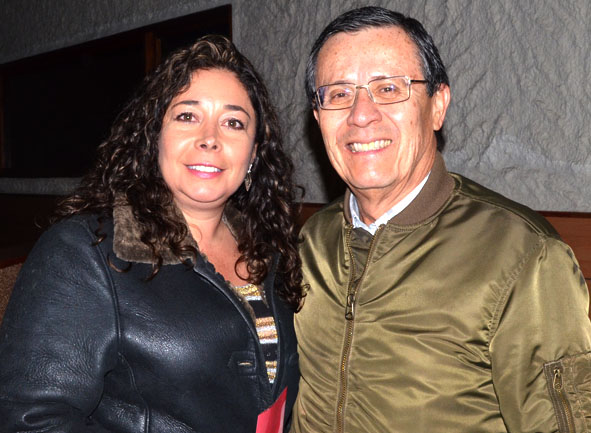 Mónica Rivera Alzate y Guillermo López.
